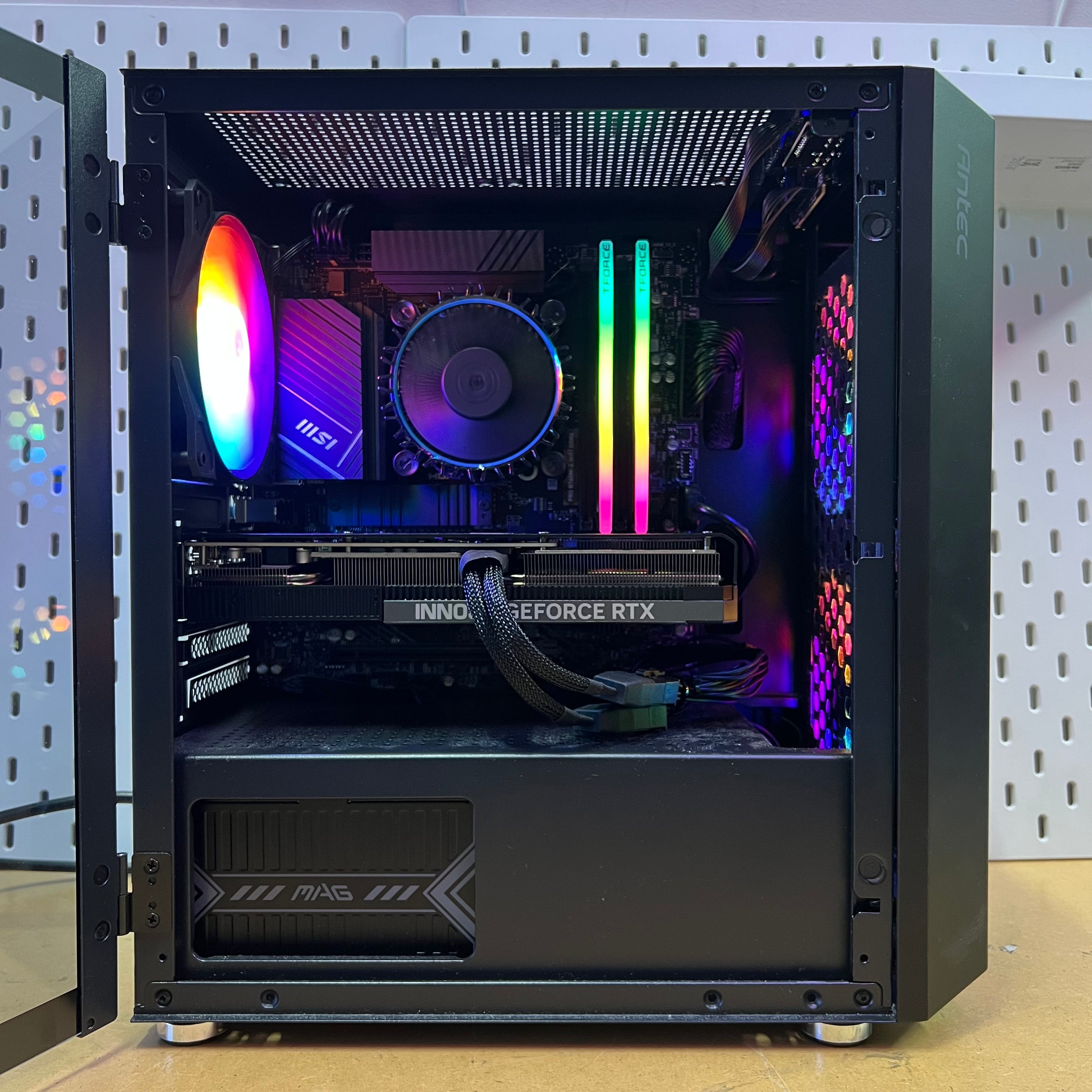 Intel i5-14400F with RTX 4070 Ti Super Gaming PC Desktop